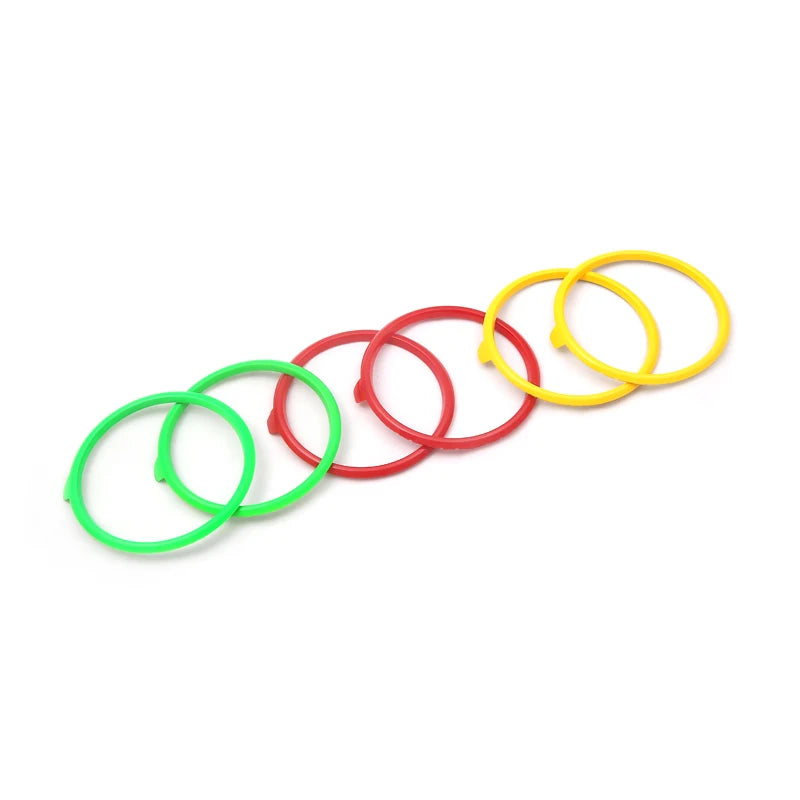 4 pezzi verde rosso giallo aria condizionata anello di uscita sfiato rivestimento di ricambio per Audi A3 2013-2017 e S3 2013-2016