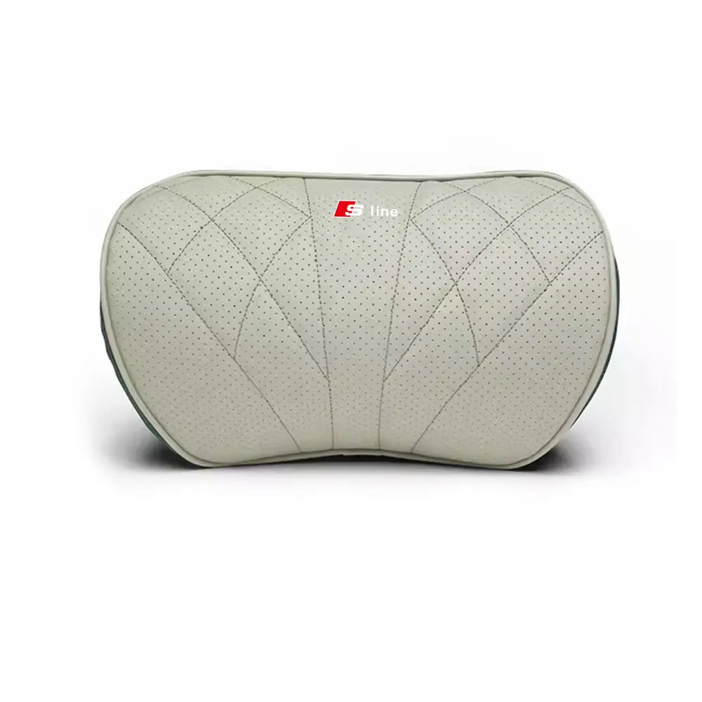 Auto Traspirante Cuscino del Sedile Memory Foam Poggiatesta Schienale Lombare Cuscino Per Audi