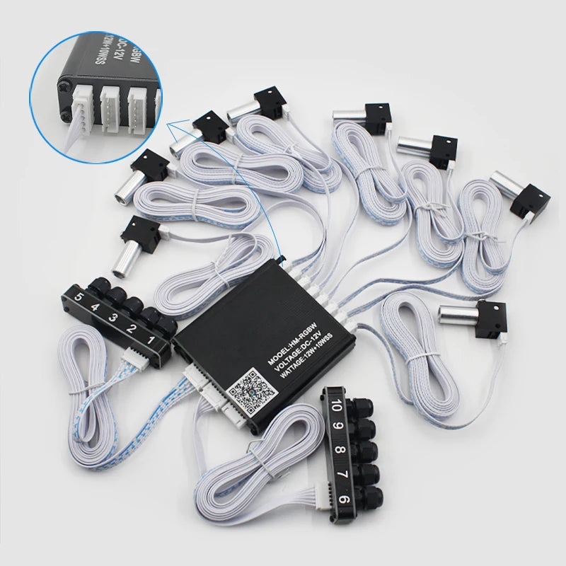 12V Auto Cielo Stellato Soffitto In Fibra Ottica Modificato Soffitto App Controllo Bluetooth Cielo Stellato Panoramico Tetto Apribile Ramo Sorgente Luminosa Macchina Luce Bianca Cielo Stellato lampada