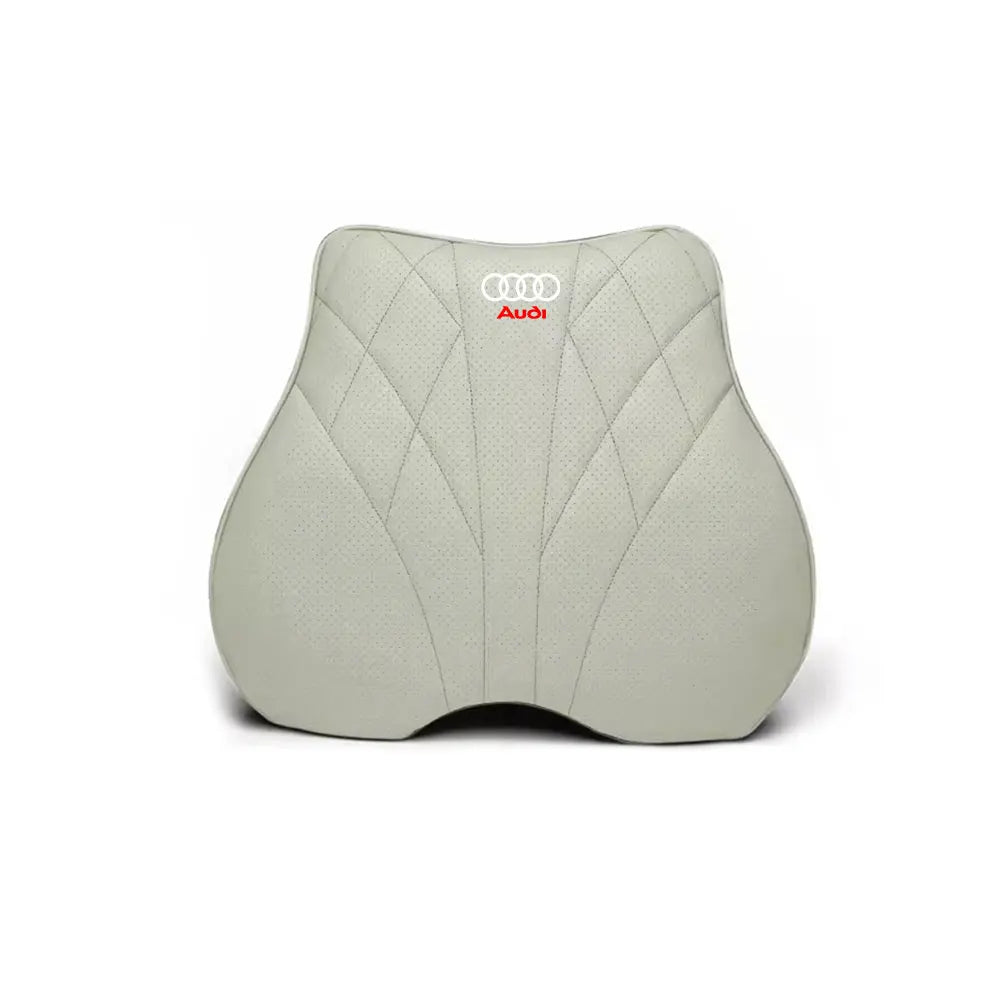 Auto Traspirante Cuscino del Sedile Memory Foam Poggiatesta Schienale Lombare Cuscino Per Audi