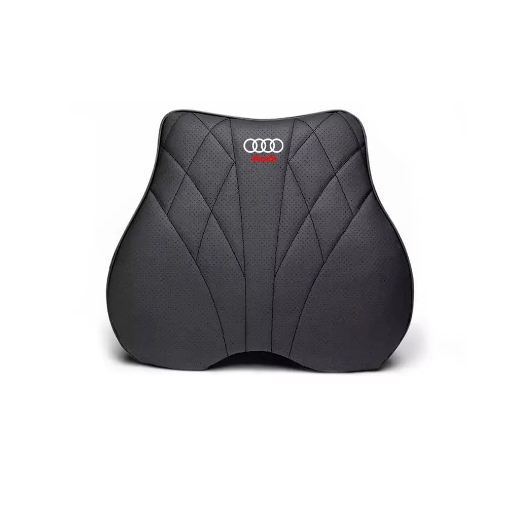 Auto Traspirante Cuscino del Sedile Memory Foam Poggiatesta Schienale Lombare Cuscino Per Audi