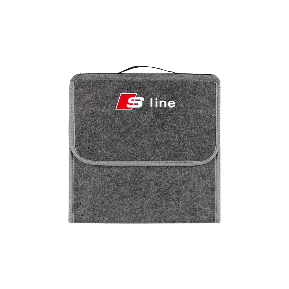 Bagagliaio di un'auto Organizzatore Scatola di Immagazzinaggio Stivaggio Riordino Contenitore Borsa Per Audi Sline A4 B7 B8 B9 A3 8P 8V 8L A5 A6 C6 C5 C7 A1 Q2 Q3