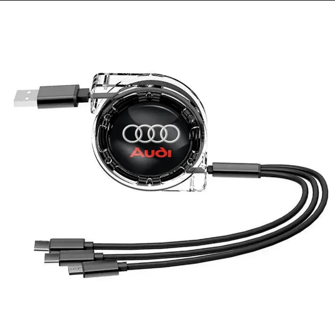 3 In 1 Micro USB Tipo C Cavo di Ricarica Multi Caricatore Per Audi sline A1 A2 A3 A4 A5 A6 A7 A8 Q1 Q2 Q3 Q4 Q5 Q6 Q7 Q8 TT S5 B8