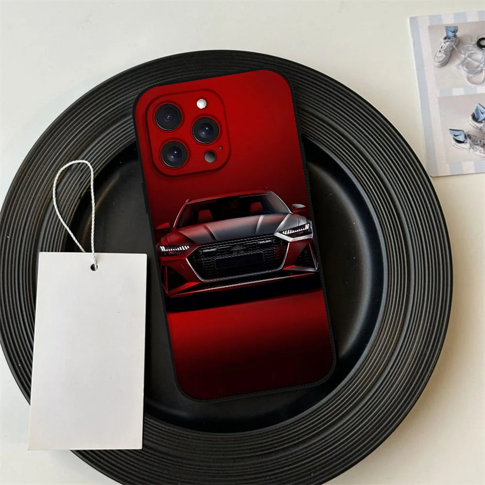 A-Audies RS Custodia per telefono per auto sportiva per Iphone