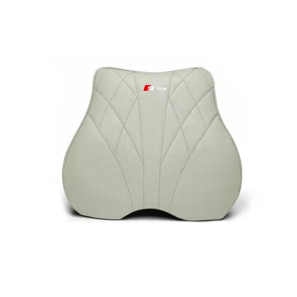 Auto Traspirante Cuscino del Sedile Memory Foam Poggiatesta Schienale Lombare Cuscino Per Audi