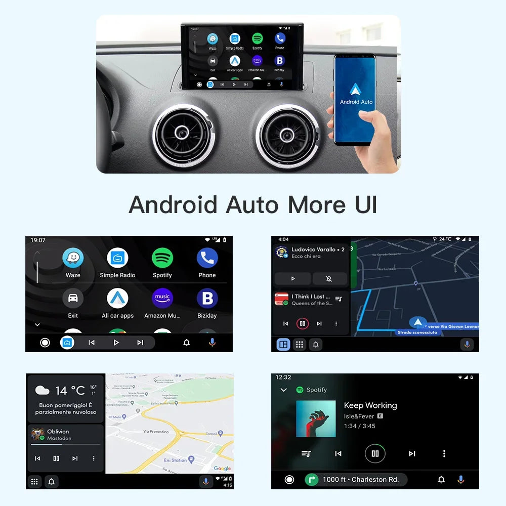 CarPlay wireless per Audi, interfaccia Android automatica per Audi