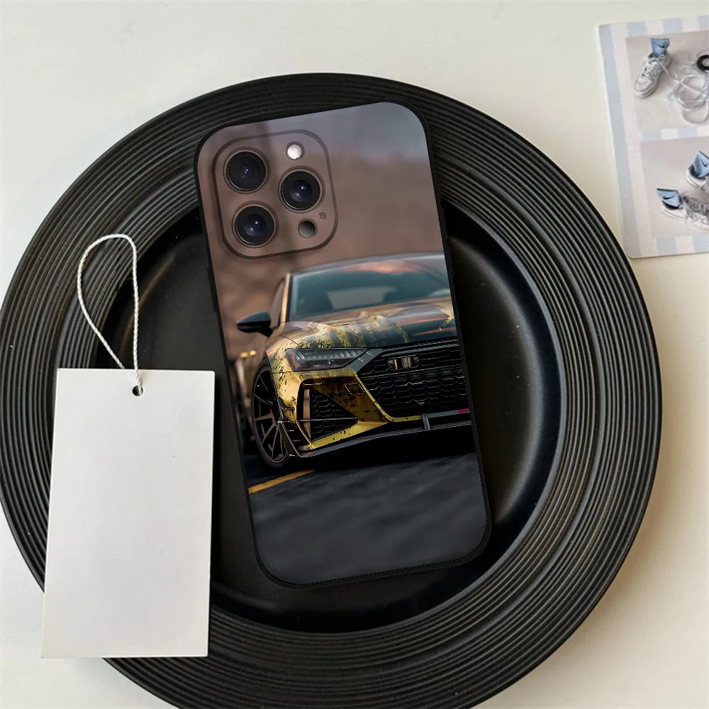 A-Audies RS Custodia per telefono per auto sportiva per Iphone