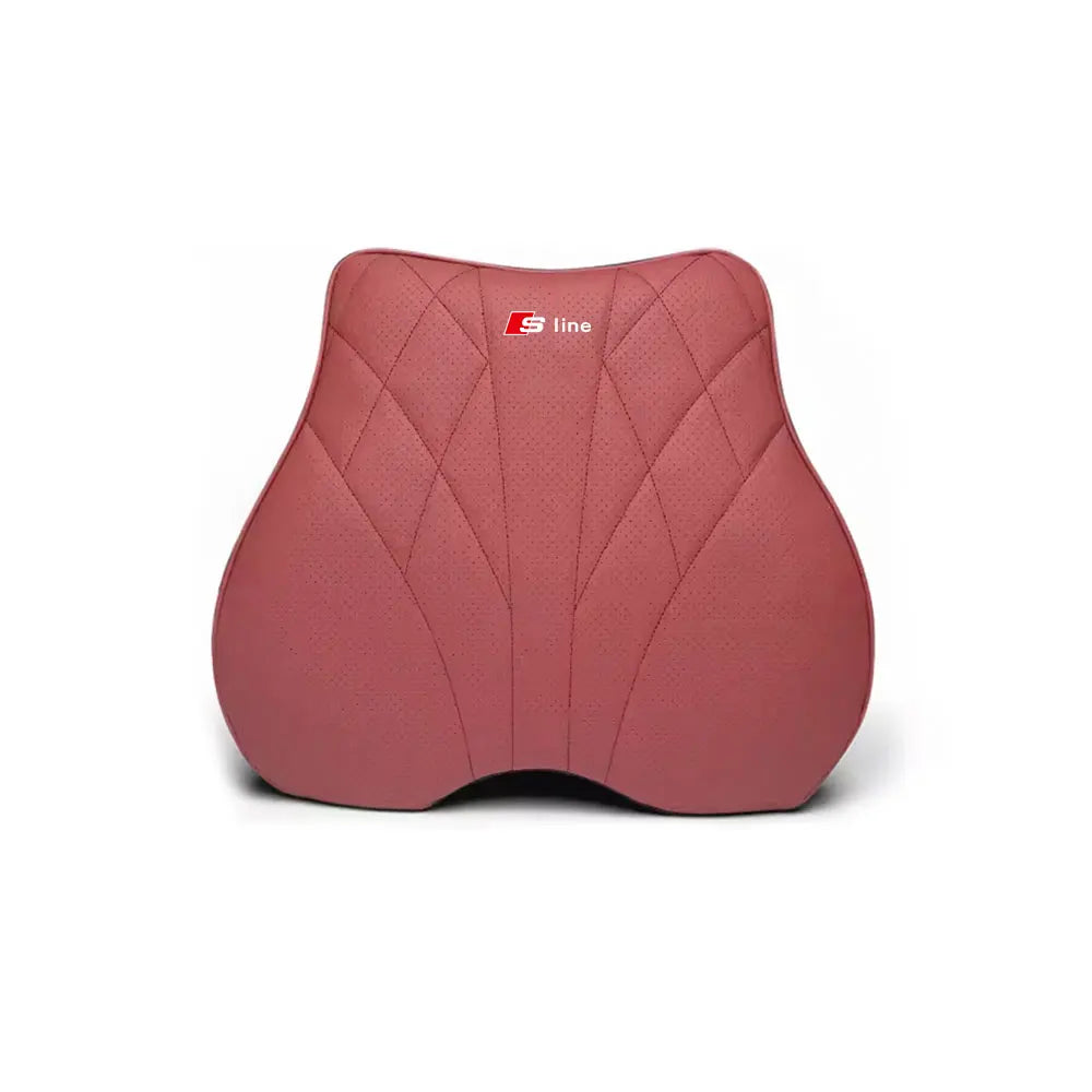Auto Traspirante Cuscino del Sedile Memory Foam Poggiatesta Schienale Lombare Cuscino Per Audi