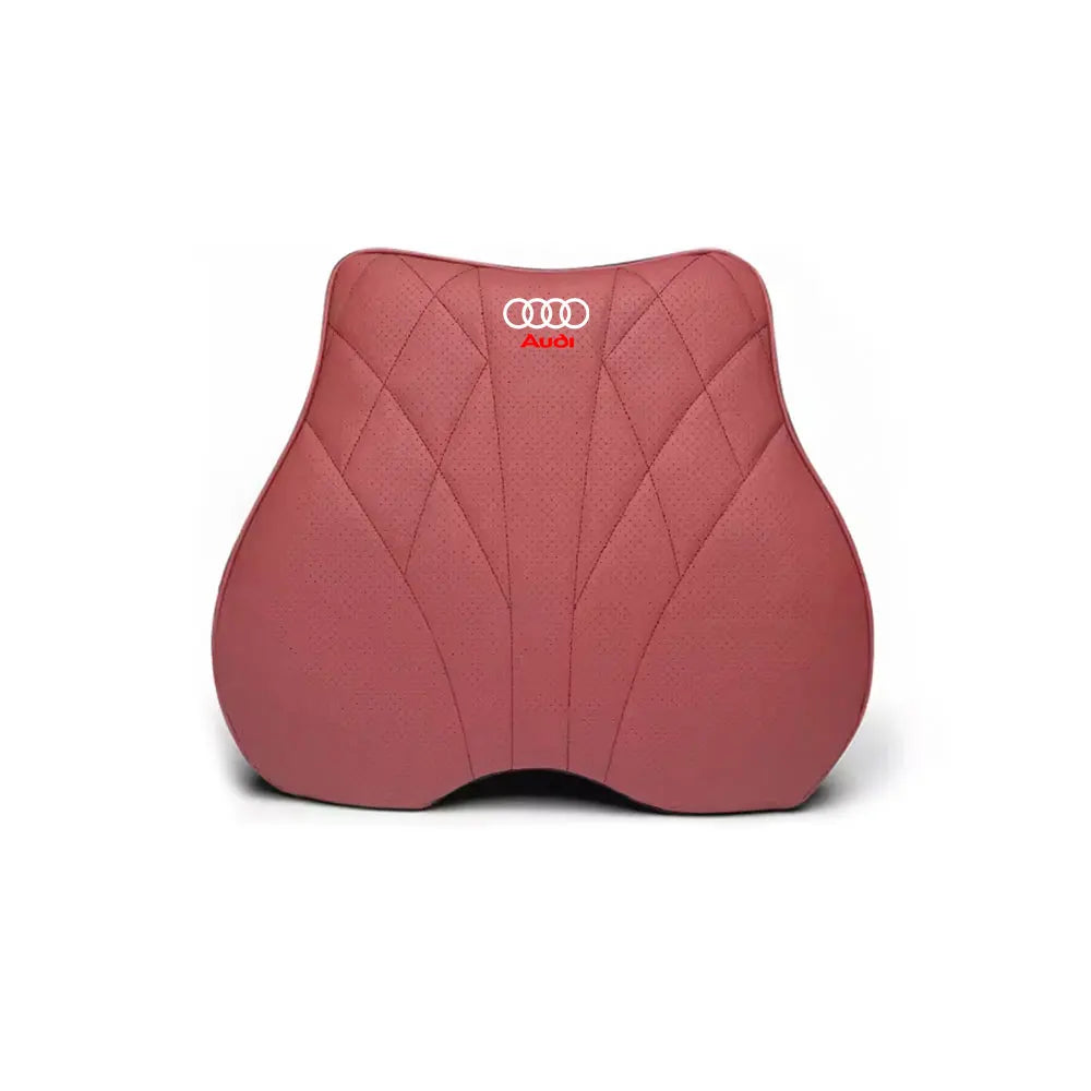 Auto Traspirante Cuscino del Sedile Memory Foam Poggiatesta Schienale Lombare Cuscino Per Audi