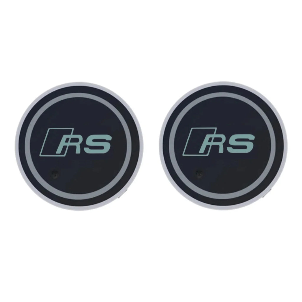 7 colori LED portabicchieri per auto luce luminosa sottobicchiere tazza d'acqua per Audi Sline A3 A4 A5 A6 A7 A8 Q3 Q5 Q7 S3 S4 S5 S6 S7 B6 B7