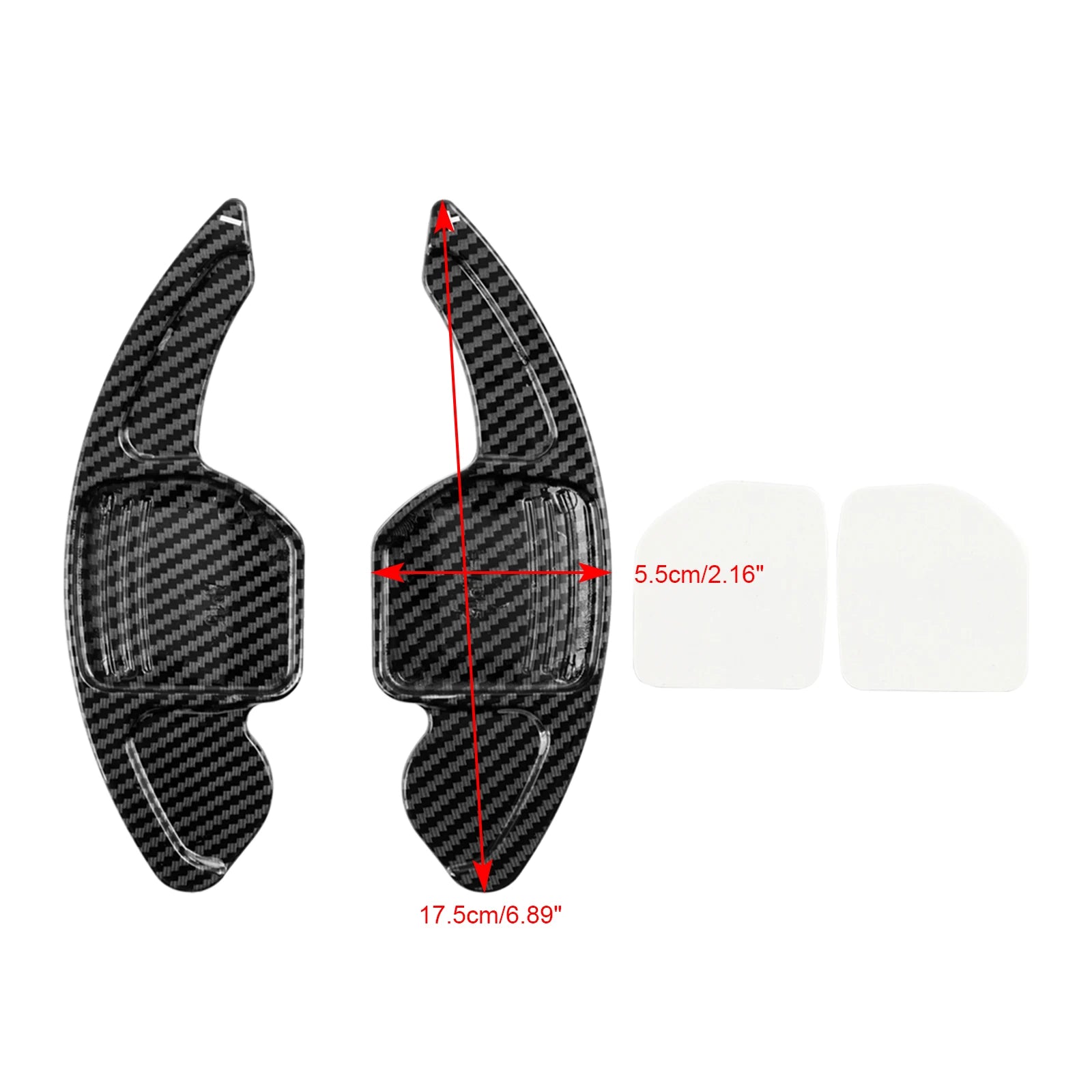 Artudatech Volante Shift Paddle Shifter Estensione Misura Per Audi A3 A4 A5 A6 A7 A8 Q5 Q7