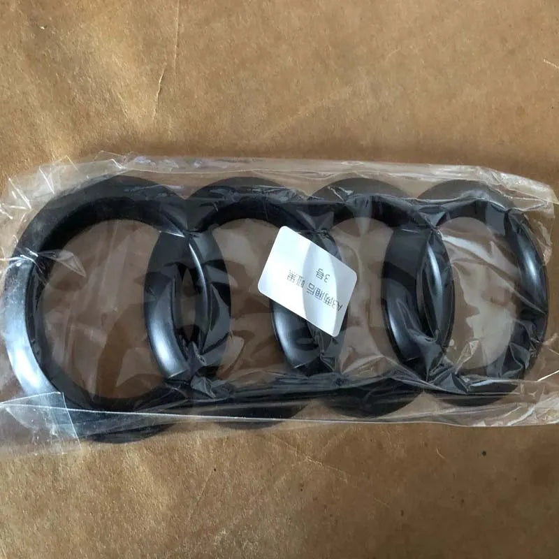 Accessori auto per Audi, Anello Griglia anteriore Badge Copertura Baule posteriore Vano adesivo