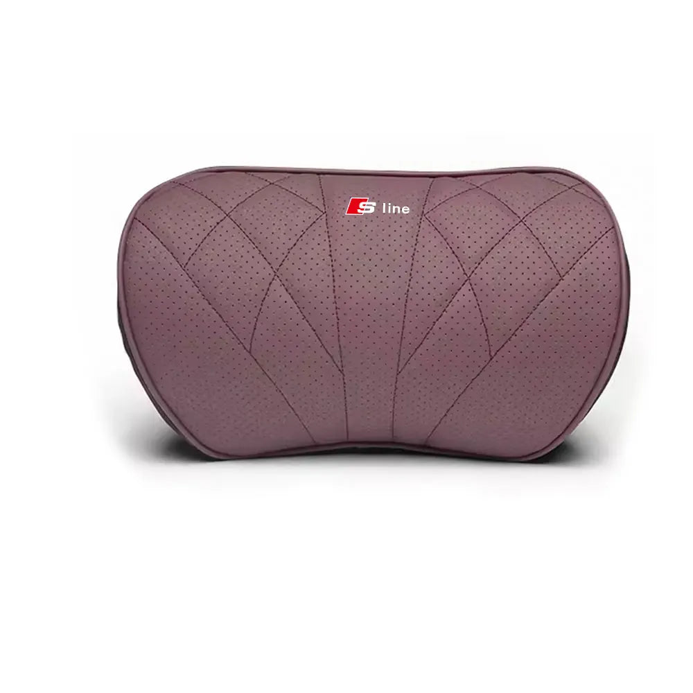 Auto Traspirante Cuscino del Sedile Memory Foam Poggiatesta Schienale Lombare Cuscino Per Audi