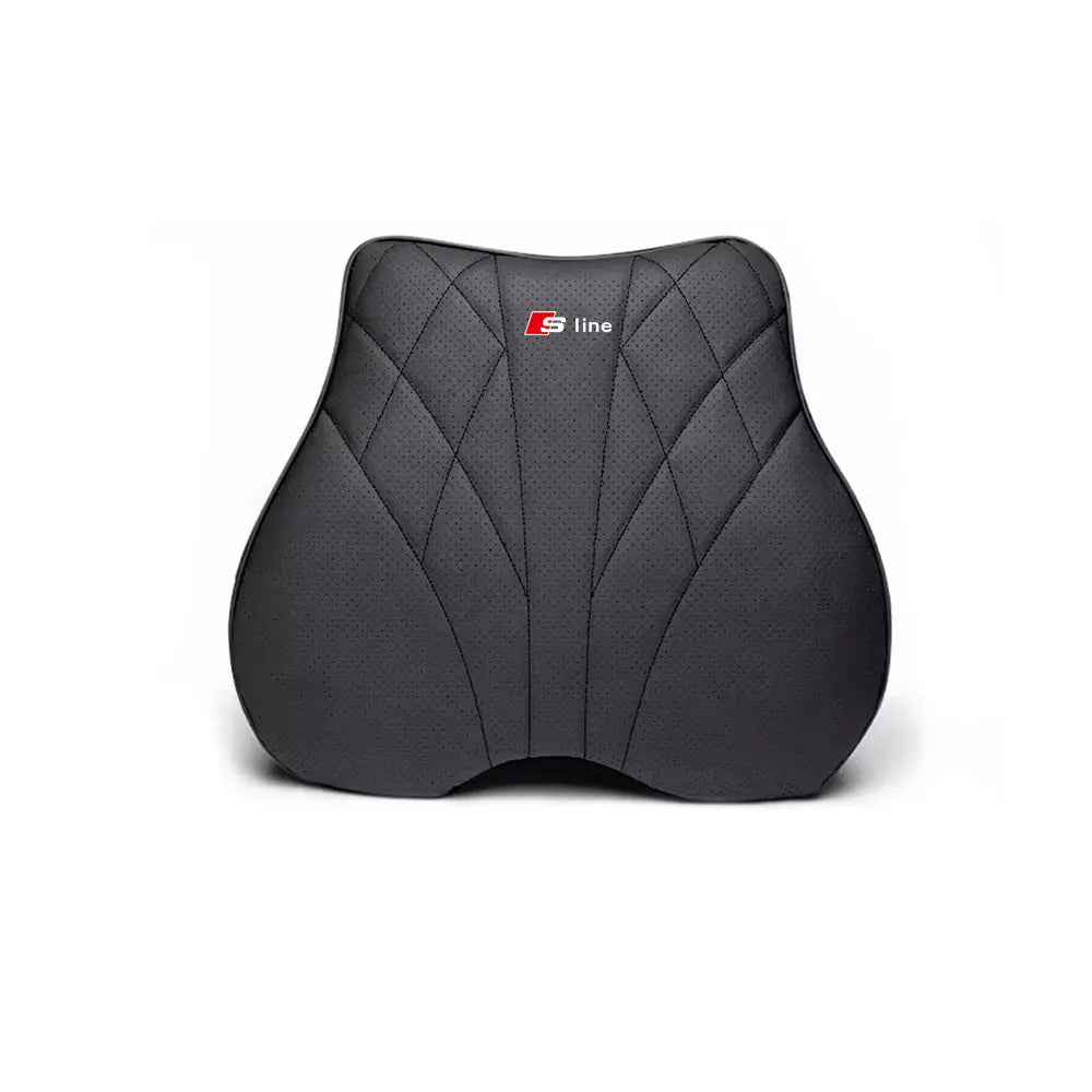 Auto Traspirante Cuscino del Sedile Memory Foam Poggiatesta Schienale Lombare Cuscino Per Audi