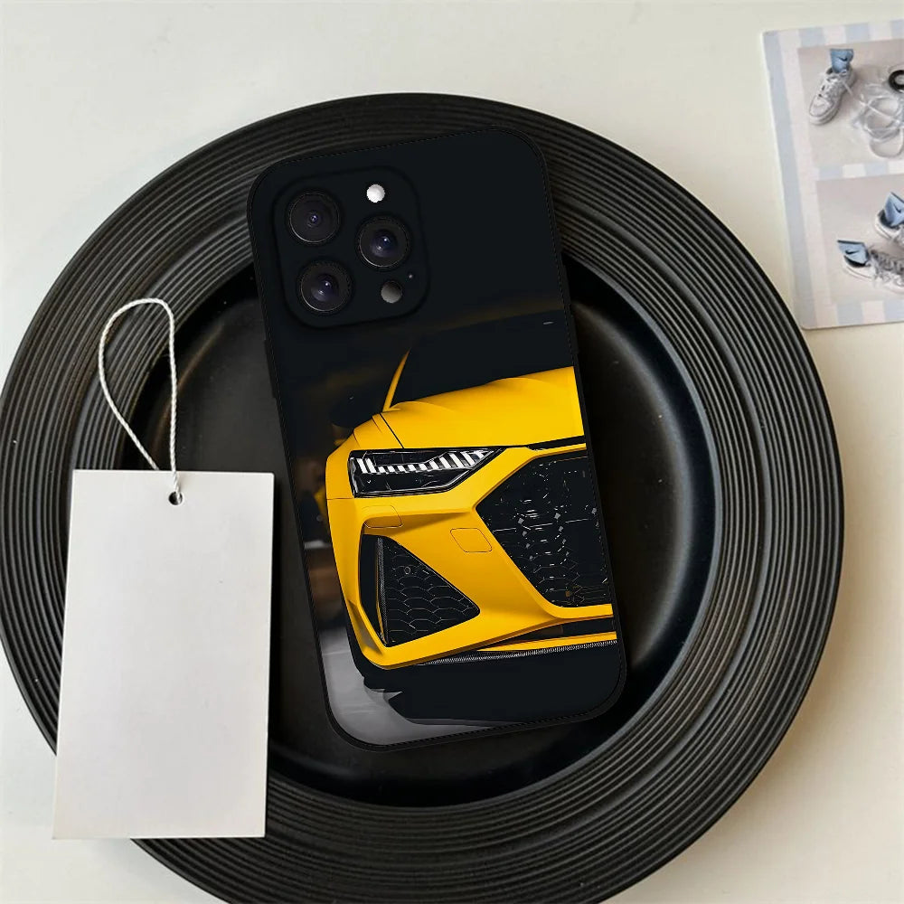 A-Audies RS Custodia per telefono per auto sportiva per Iphone