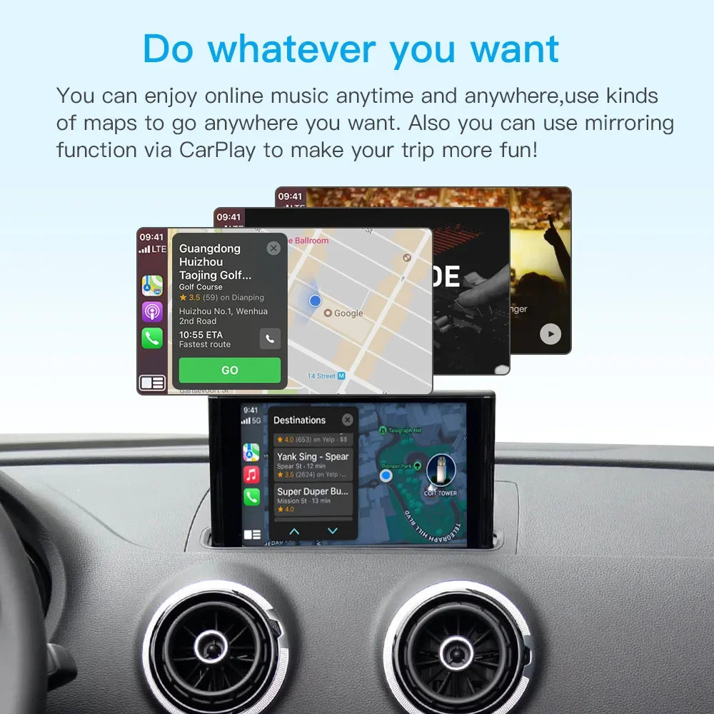 CarPlay wireless per Audi, interfaccia Android automatica per Audi