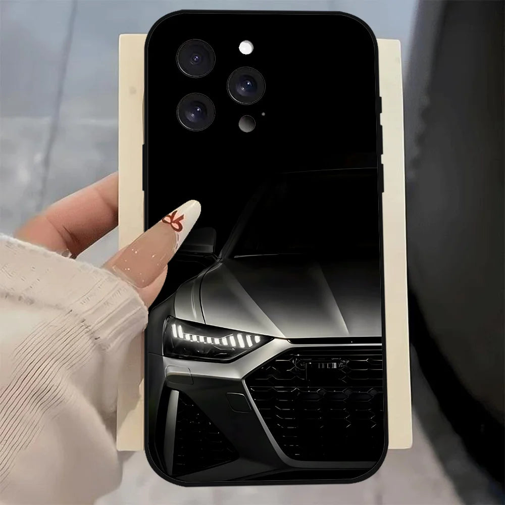 A-Audies RS Custodia per telefono per auto sportiva per Iphone