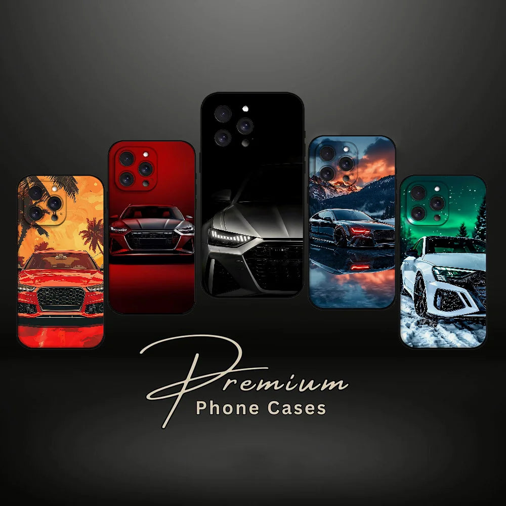 A-Audies RS Custodia per telefono per auto sportiva per Iphone