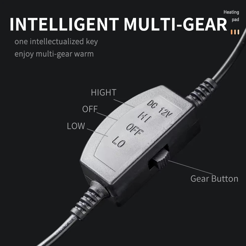 1/2pcs Inverno Riscaldato Coprisedile Auto 12V Riscaldamento Più Caldo Cuscino del Seggiolino Auto Universale Protezione del Seggiolino Auto Mantello di Copertura Set di pastiglie