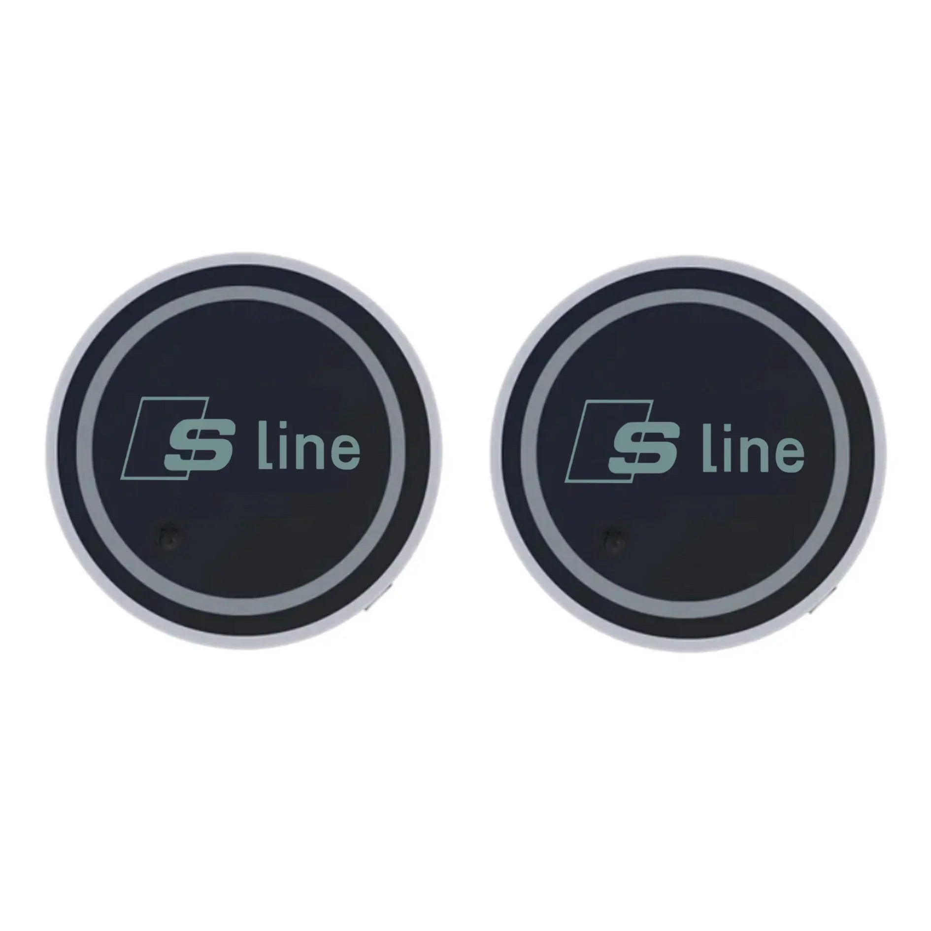 7 colori LED portabicchieri per auto luce luminosa sottobicchiere tazza d'acqua per Audi Sline A3 A4 A5 A6 A7 A8 Q3 Q5 Q7 S3 S4 S5 S6 S7 B6 B7