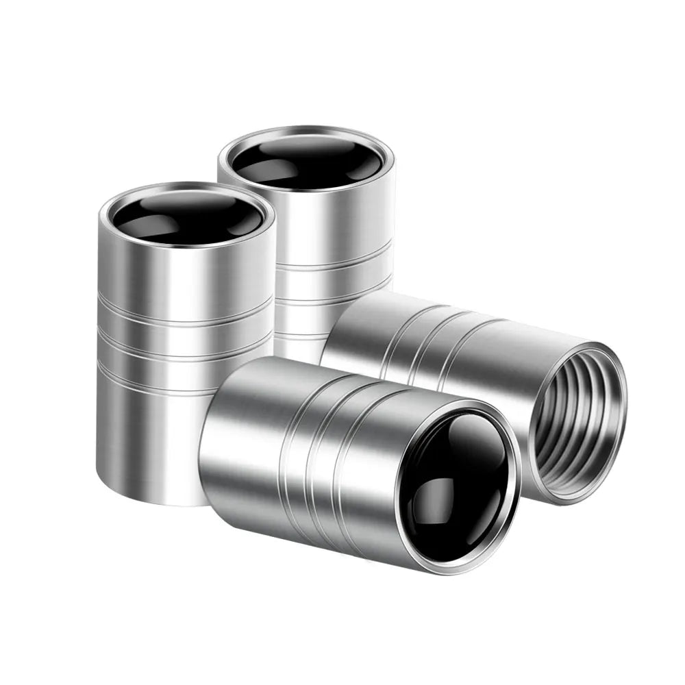 3D Metallo Auto Ruota Tappo Della Valvola Della Gomma Copertura Della Stelo D'aria Per Audi